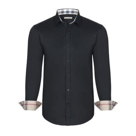 chemise noire burberry femme|burberry chemise pour homme.